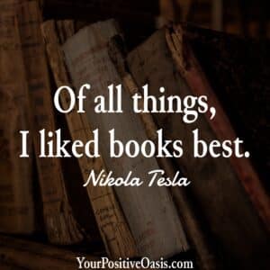 Tesla Quote About Books