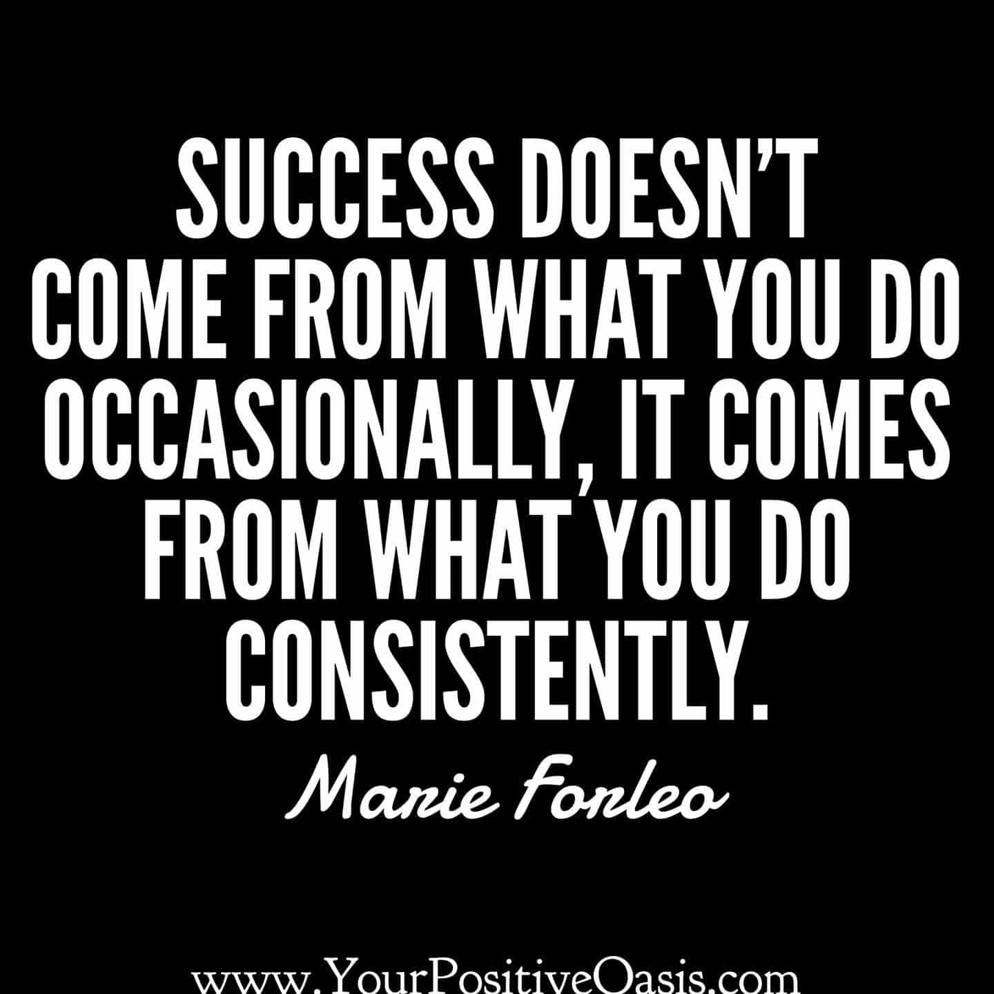 Marie Forleo Success Quote