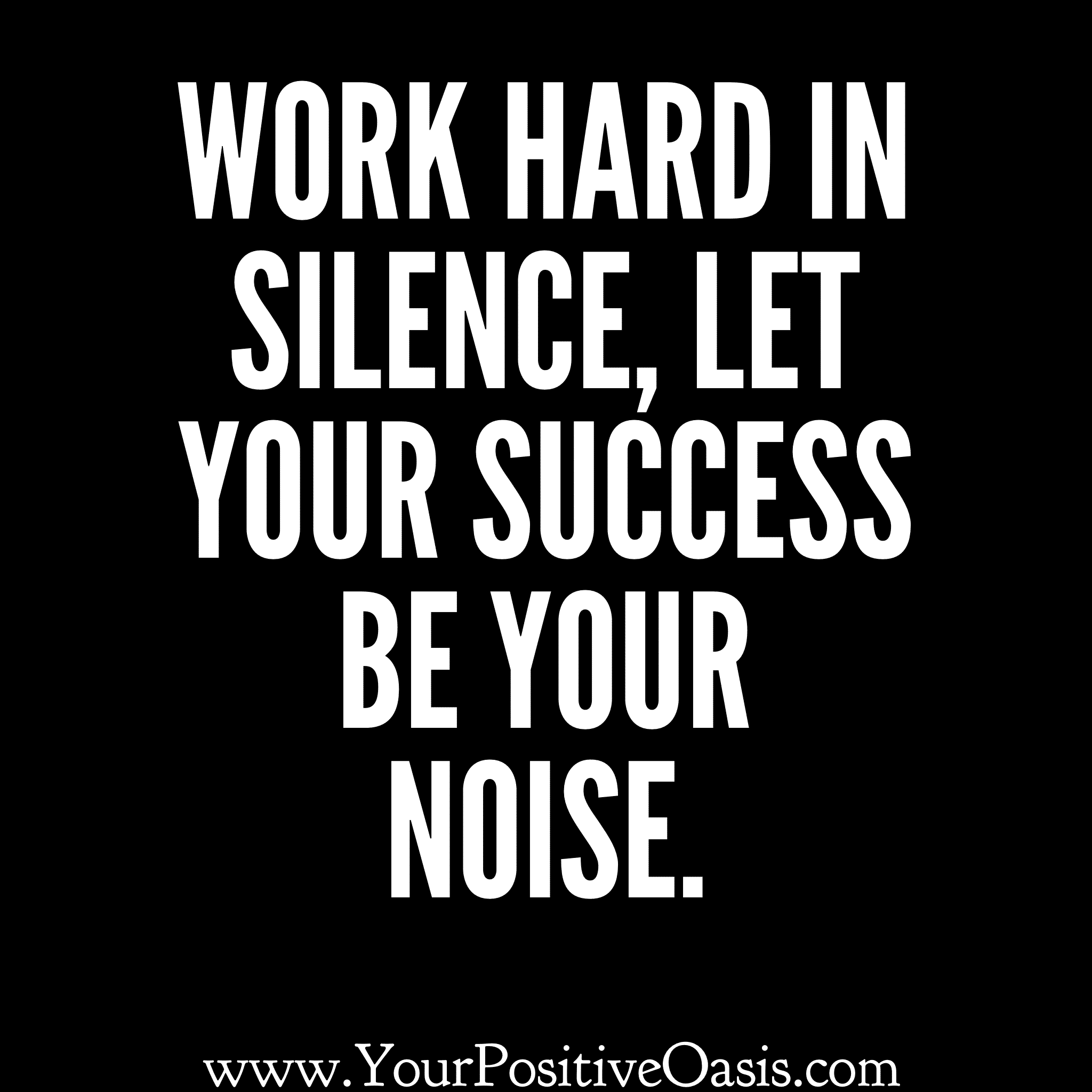 Work Hard Success Quote