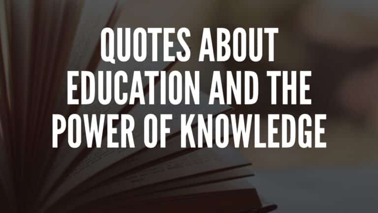 50 Quotes About Education And The Power Of Knowledge