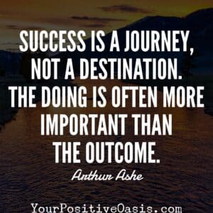 Arthur Ashe Success Quote