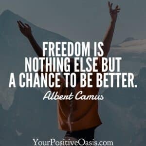 Albert Camus Freedom Quote