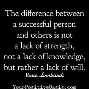 Vince Lombardi Success Quote