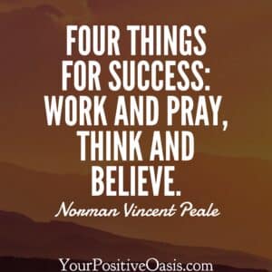 Norman Vincent Peale Success Quote