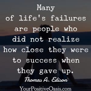 Thomas Edison Success Quote