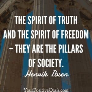 Henrik Ibsen Freedom Quote