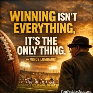 Vince Lombardi Quote About Winning