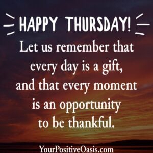 Thankful Thursday Quote