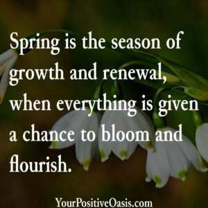 Springtime Quote