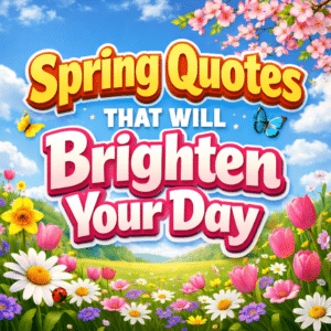 Spring Quotes