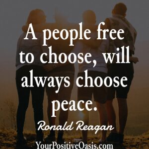 Ronald Reagan Quote About Peace