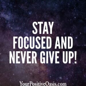 Focus Quote