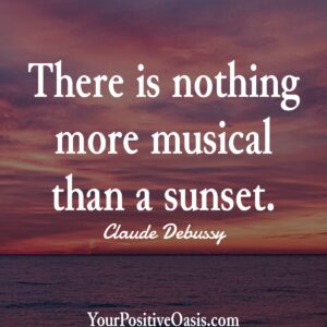 Sunset Quote by Claude Debussy