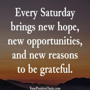 Saturday Gratitude Quote
