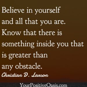 Believe In Yourself Quote