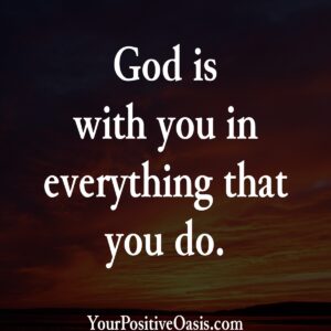 God is with you quote
