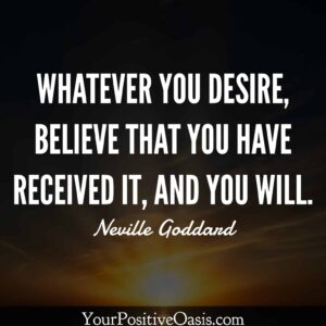 Neville Goddard The Law of Attraction Quote