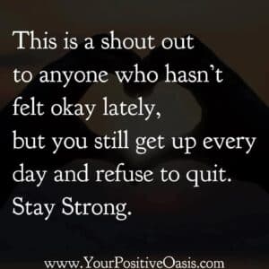 Stay Strong Quote