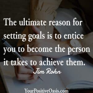 Jim Rohn Goal Setting Quote