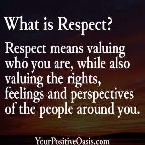 Definition of Respect