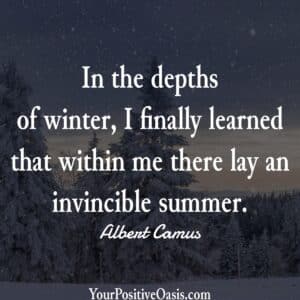 Albert Camus Winter Quote