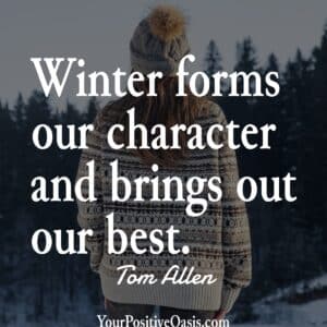 Tom Allen Winter Quote