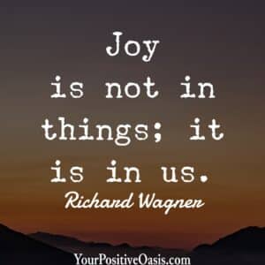 Richard Wagner Quote About Joy