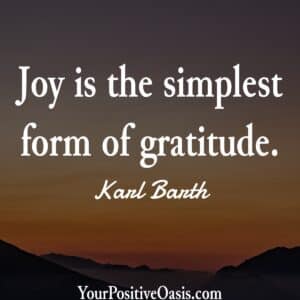 Karl Barth Quote About Joy and Gratitude