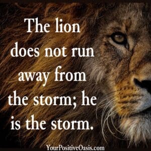 Powerful Lion Quote Powerful Lion Quote