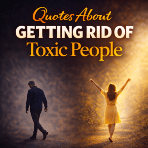 Quotes about getting rid of toxic people and embracing a more positive life.