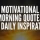 motivational morning quotes