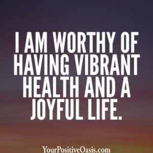 Vibrant Health Affirmation