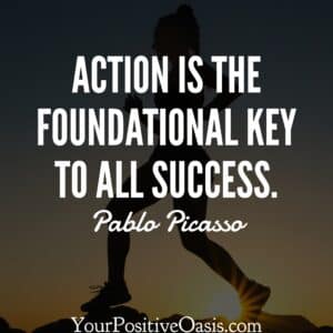 Pablo Picasso Action Quote